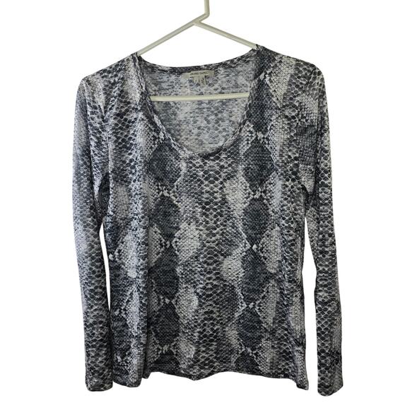 Gerard Darel Tops - Gerard Darel Snake Print Long Sleeve Top Size 2 / Medium